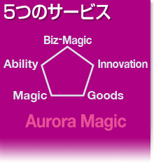Auroa Biz ５つのサービス